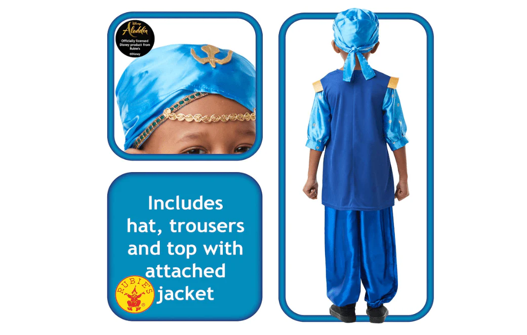 Rubies Disney Live Action Aladdin Genie Costume Medium 300313-M - Image 4