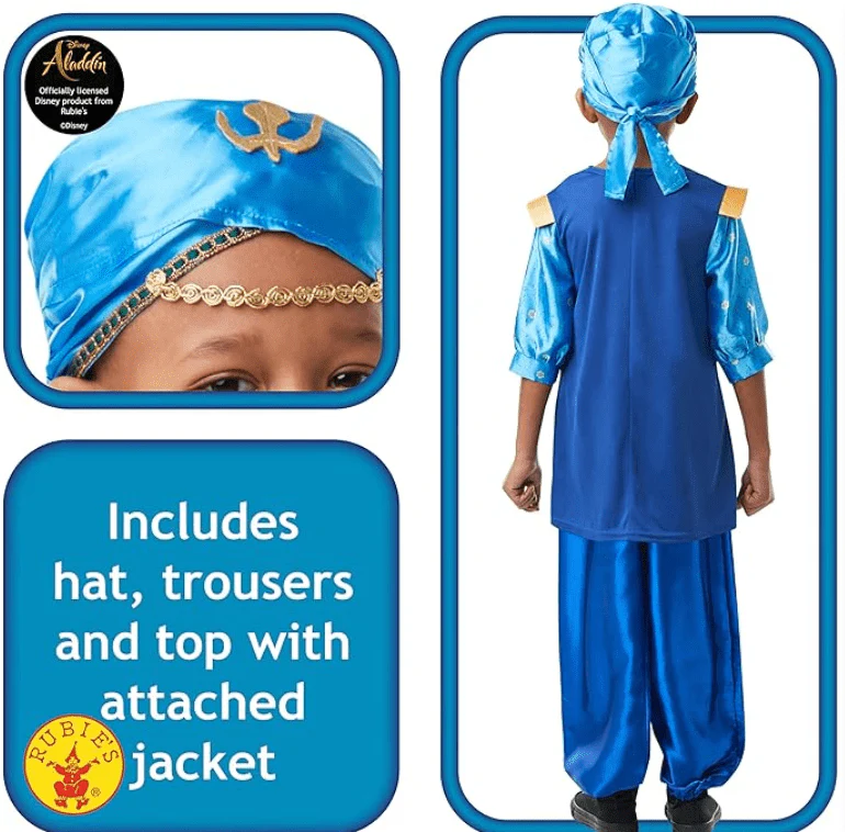 Rubies Disney Live Action Aladdin Genie Costume 300314-9-10 - Image 2