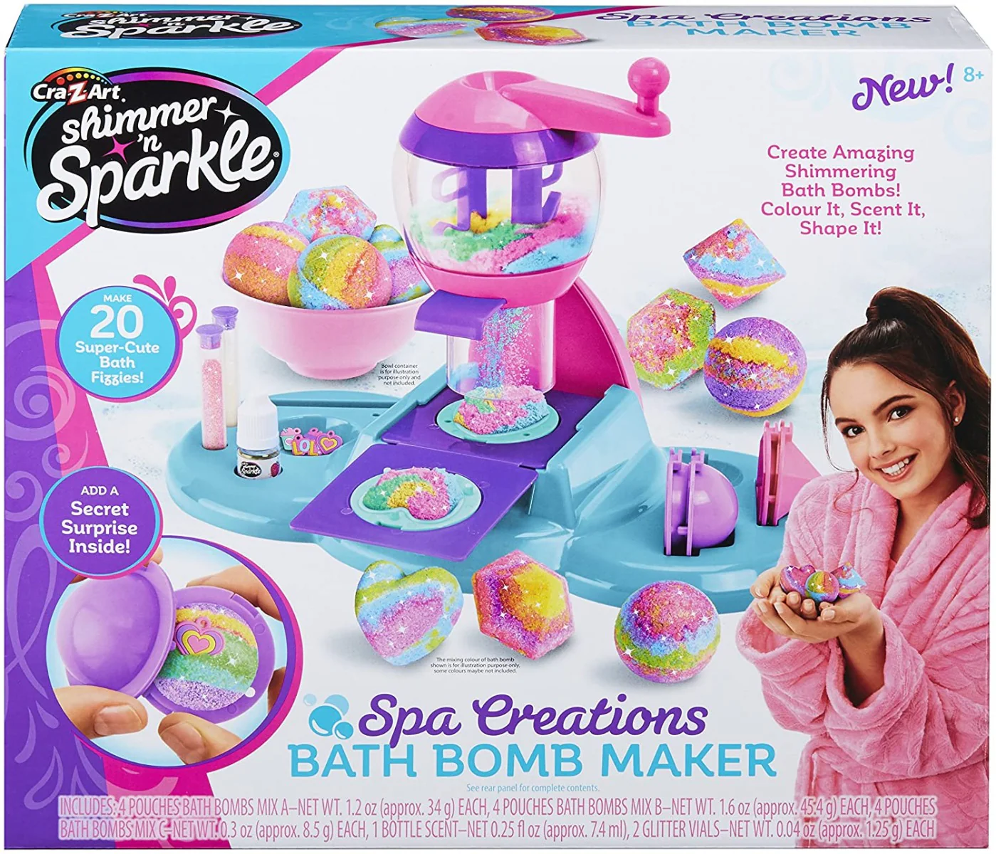 Shimmer n Sparkle Spa Creations Bath Bomb Maker 17819 - Image 6