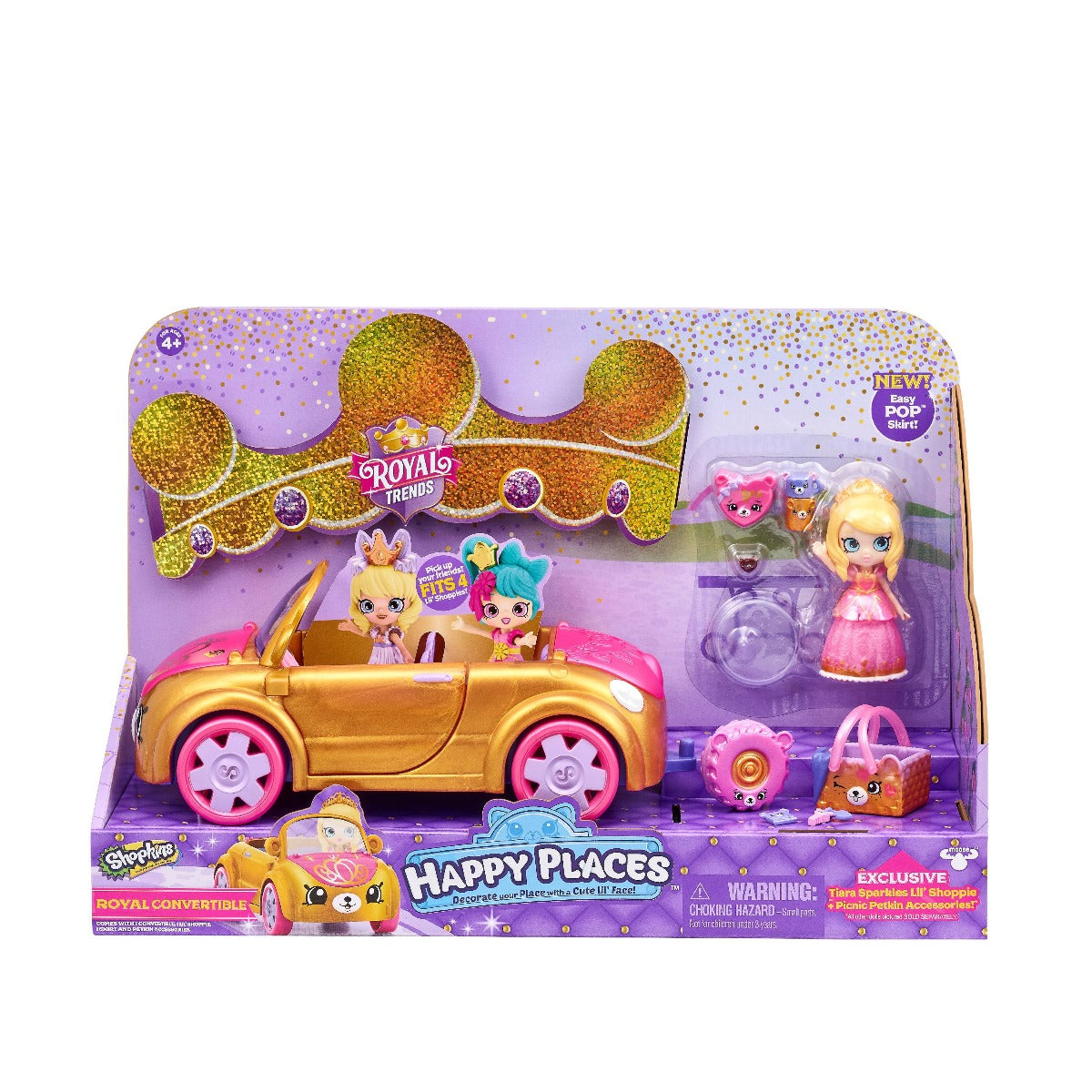 Shopkins Happy Places Doll House Line Royal Convertible - Image 2