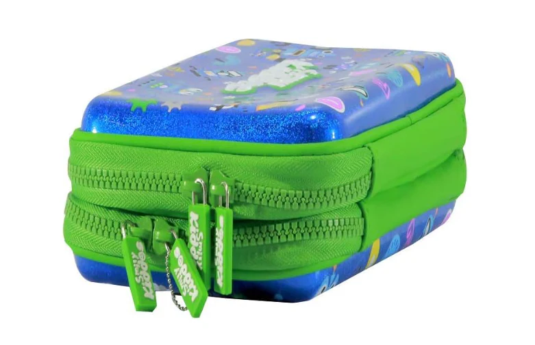 Smily Kiddos Double Compartment Pencil Case - Blue SK11001004 - Image 3