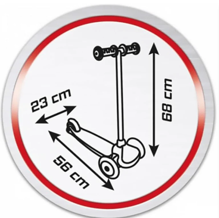 Smoby Disney Cars 3-Wheeled Twist Scooter 7600750205 - Image 4