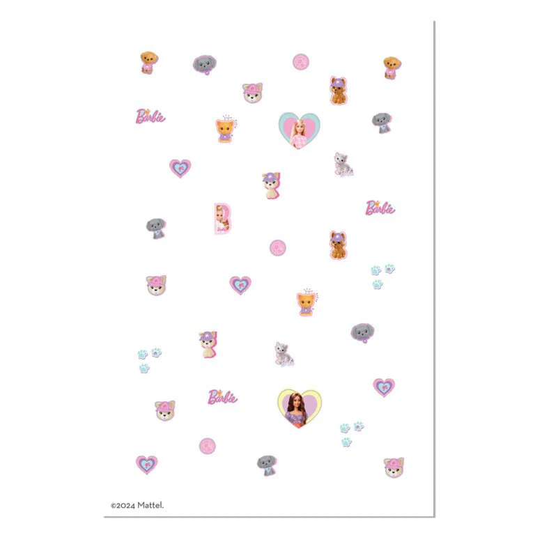 Snail Nail Stickers Barbie Pets AE039 - Image 2
