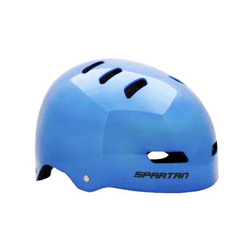 Spartan Mirage Plus Skate Helmet - Blue Chrome M 54-58cm SP-9085 - Image 3