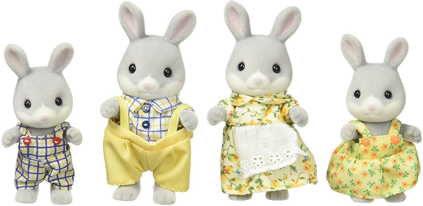 Sylvanian Families Cottontail Rabbit Family 4030 - Image 2
