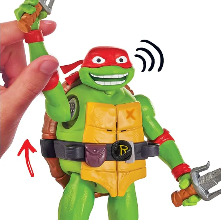 Teenage Mutant Ninja Turtles Ninja Shouts Action Figure - Raphael 83354 - Image 3