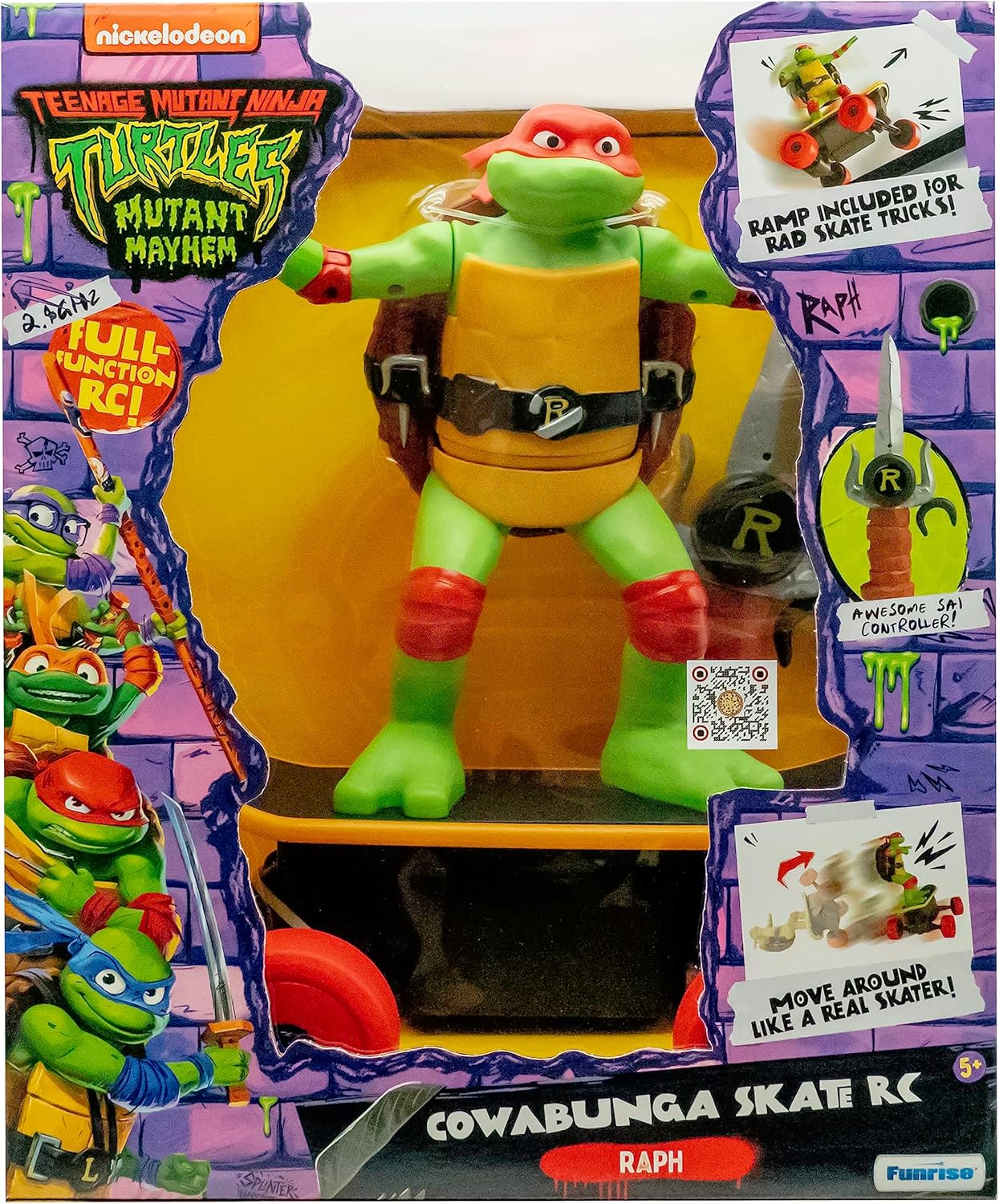 Teenage Mutant Ninja Turtles Rc Raph Cowabunga Skate 71039 - Image 7