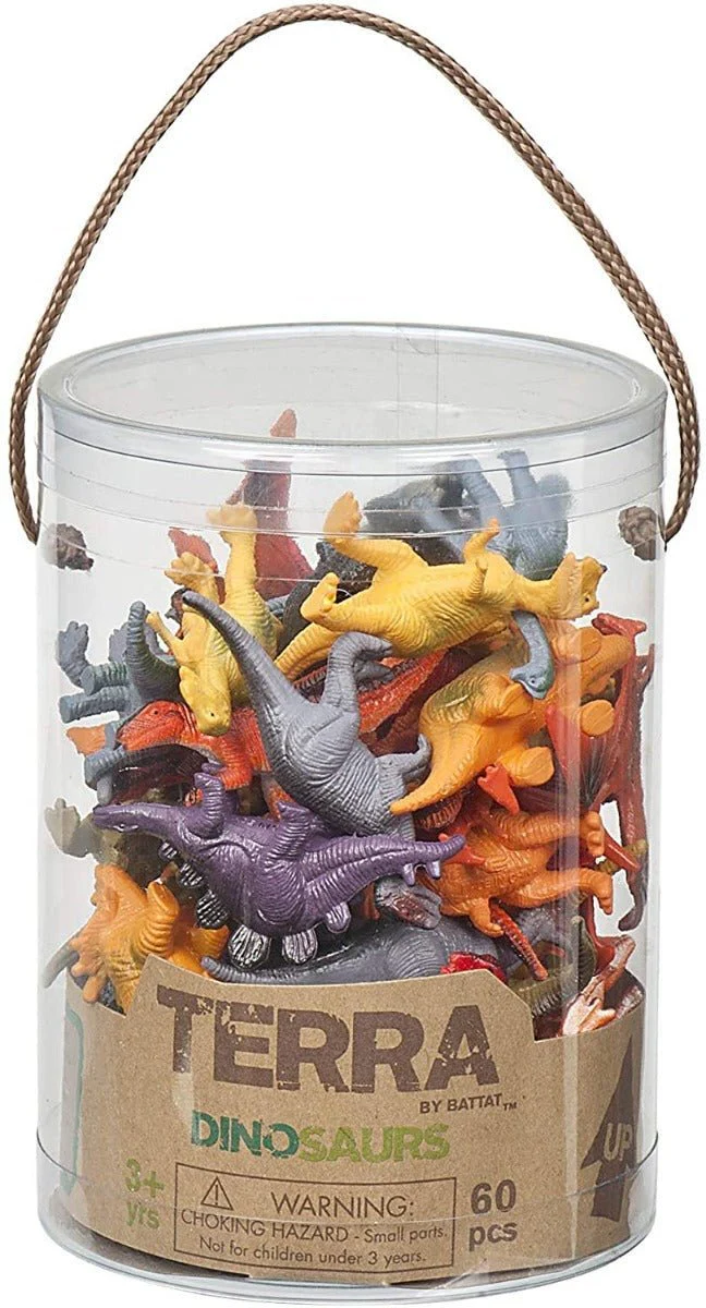 Terra Dinosaur Figures 60-Piece Set AN6003Z - Image 5