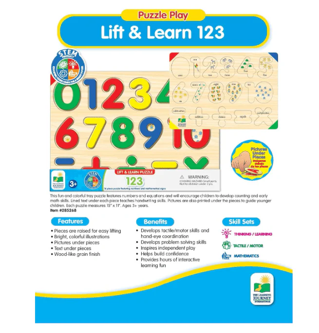 The Learning Journey Lift & Learn 123 Number Puzzle 285275 - Image 5