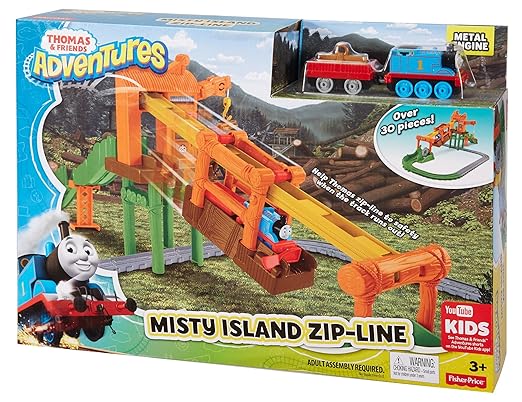 Thomas and Friends Adventures Misty Island Zipline Playset FBC60 - Image 7