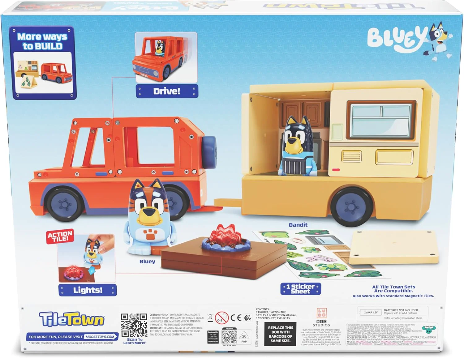 Tile Town Bluey Camper Tile Set 82076 - Image 5