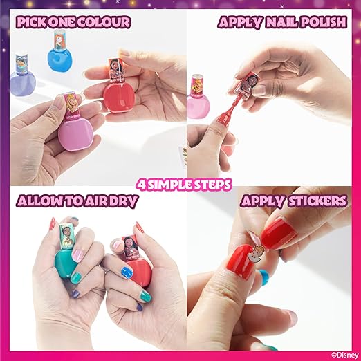 Townley Girl Disney Princess Sparkly Cosmetic Makeup Set DP2811GC - Image 5