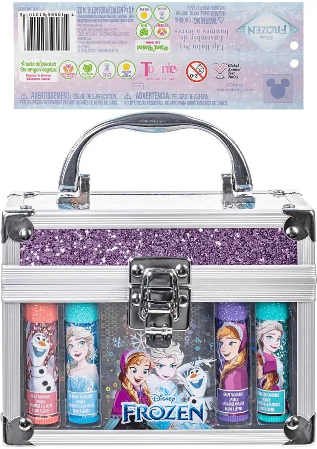 Townley Girl Frozen Lip Balm With Train Case FZ4500GG - Image 2