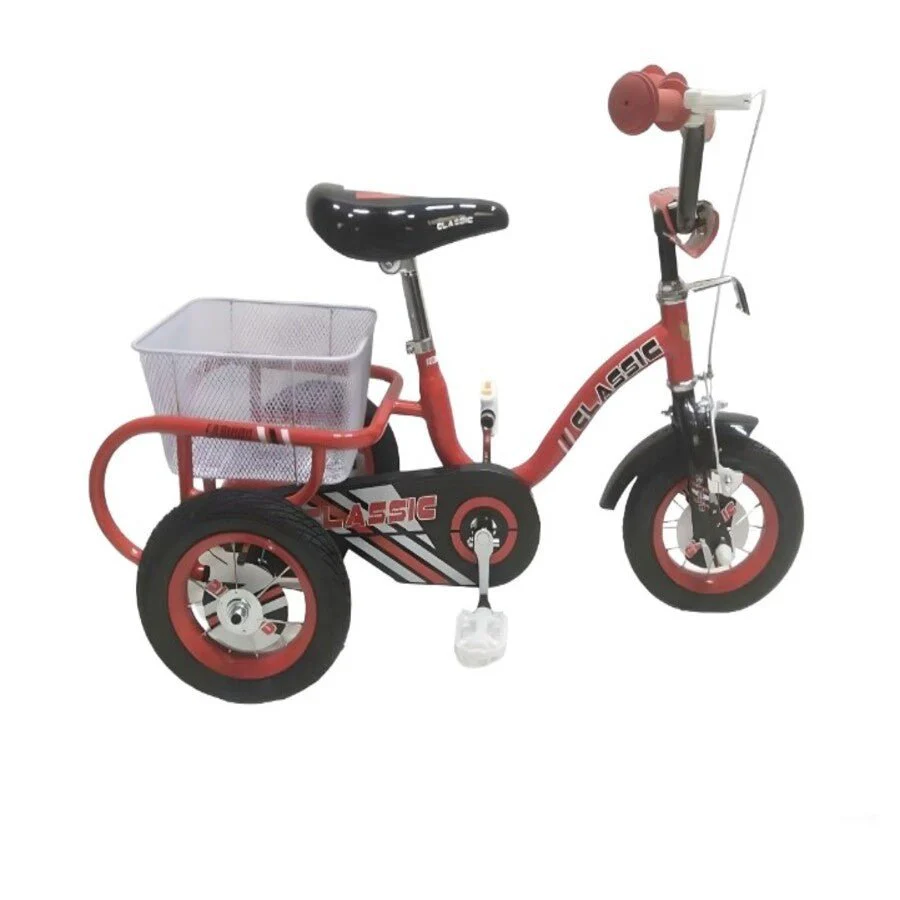 Tricycle 10 Basket Red CL-1210