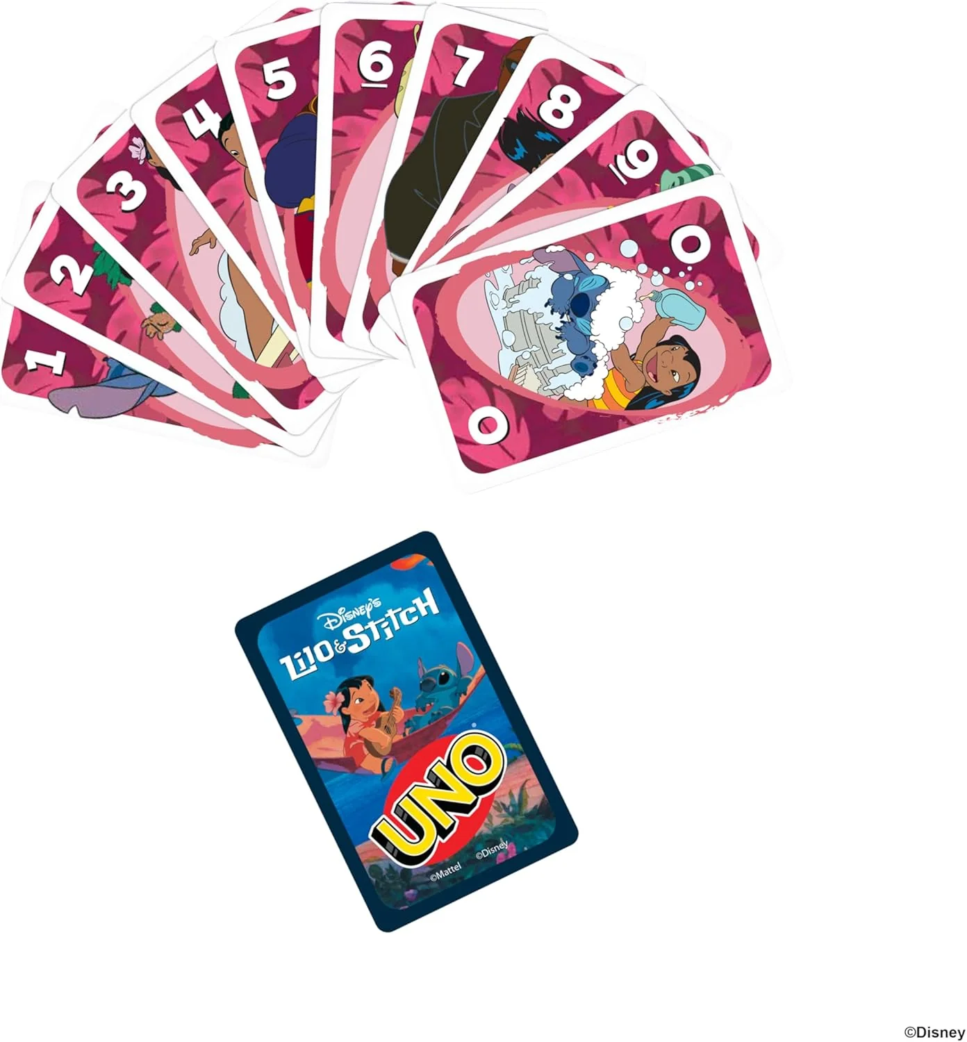 UNO® Disney Lilo & Stitch Edition – Collectible Card Game with Special “Ohana” Rule JCC10 - Image 3