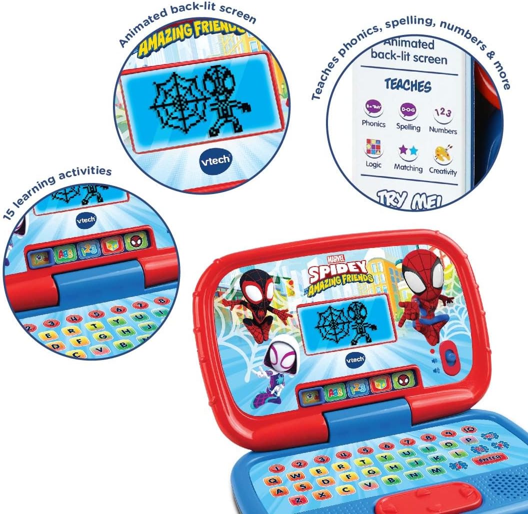 VTECH Spidey Learning Laptop VT80-561603 - Image 4