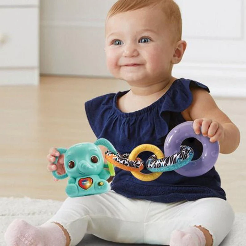 VTech Stack, Rattle & Link Elephant 80-557503 - Image 4