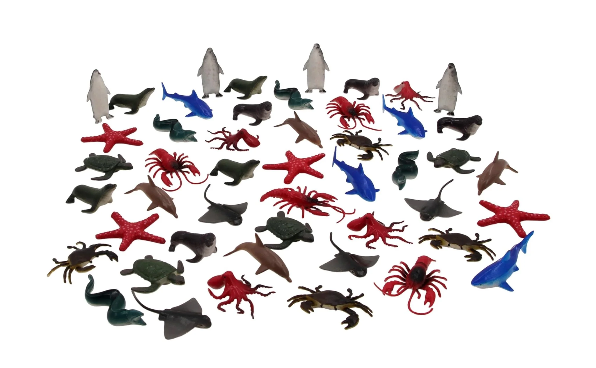 Wenno Ocean Animals Bucket 48pcs 6802