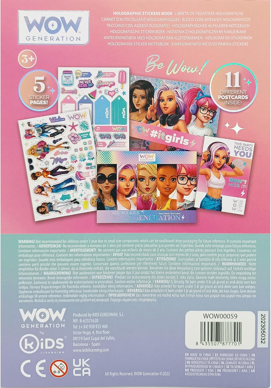 WOW Generation Holographic Sticker Book WOW00059 - Image 4