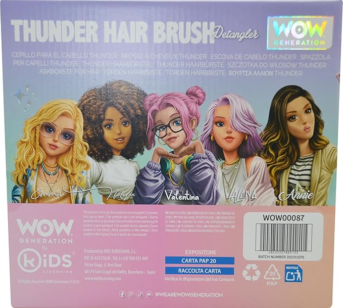 WOW Generation Hair Brush Asst. WOW00087 - Image 4