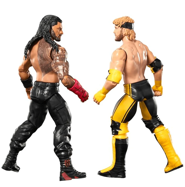 WWE Championship Showdown Wrestlers Action Figure - Roman Reigns VS Logan Paul HTW02/GDF63 - Image 3