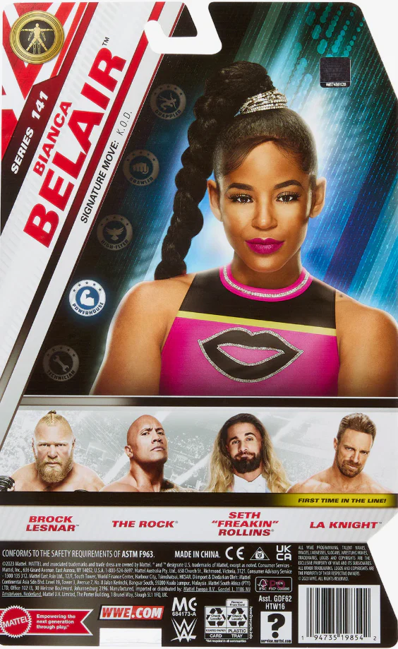 WWE Series 141 Bianca Belair Action Figure HTW16/GDF62 - Image 4