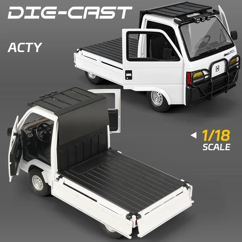 XLG Honda ACTY 4WD Attack Pickup Truck Diecast 1:18 Pull Back - Image 3
